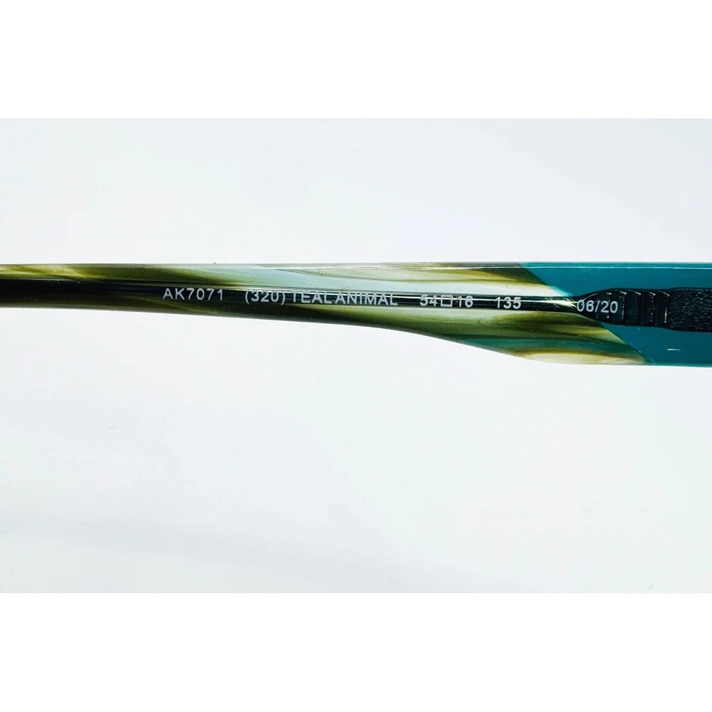Anne Klein Eyeglasses Womens Teal Animal AK7071 (320) 54-16-135 54mm
